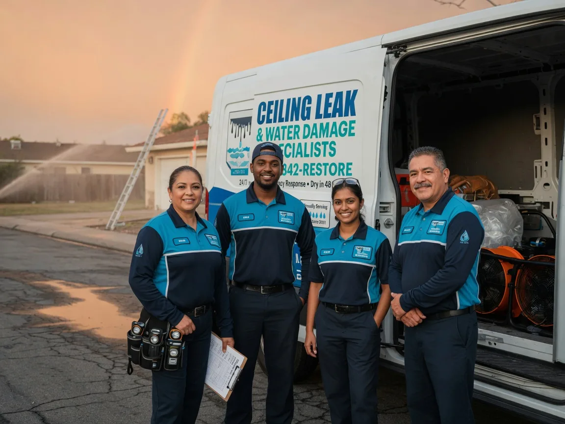 Ceiling Leak Cleanup company in Coulters, PA